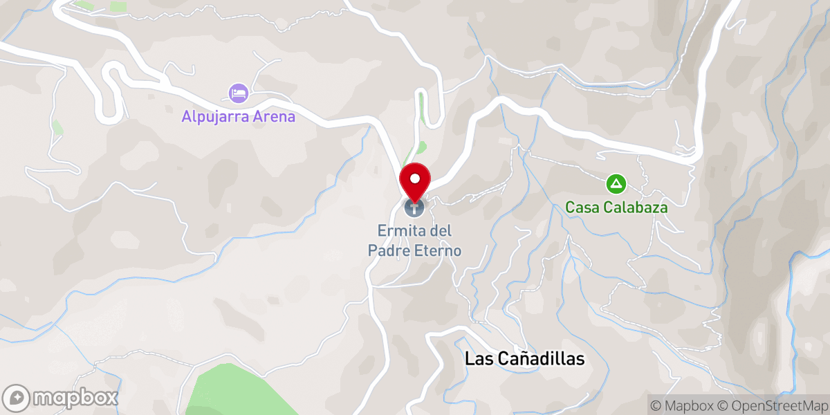 Map showing location of Ermita del Padre Eterno