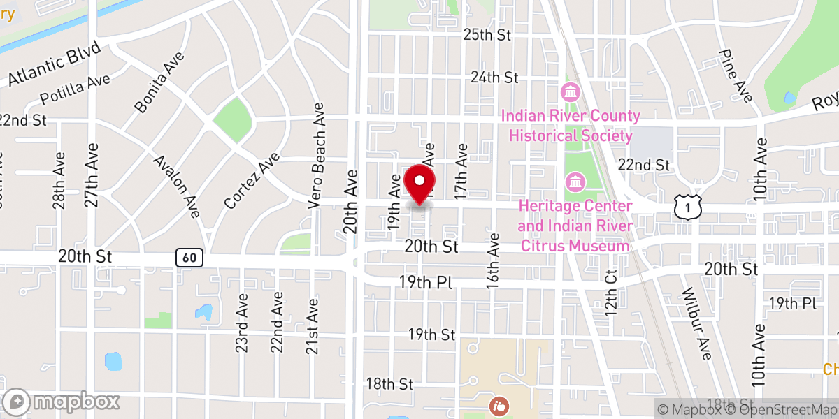 Map showing location of Celebrate Recovery