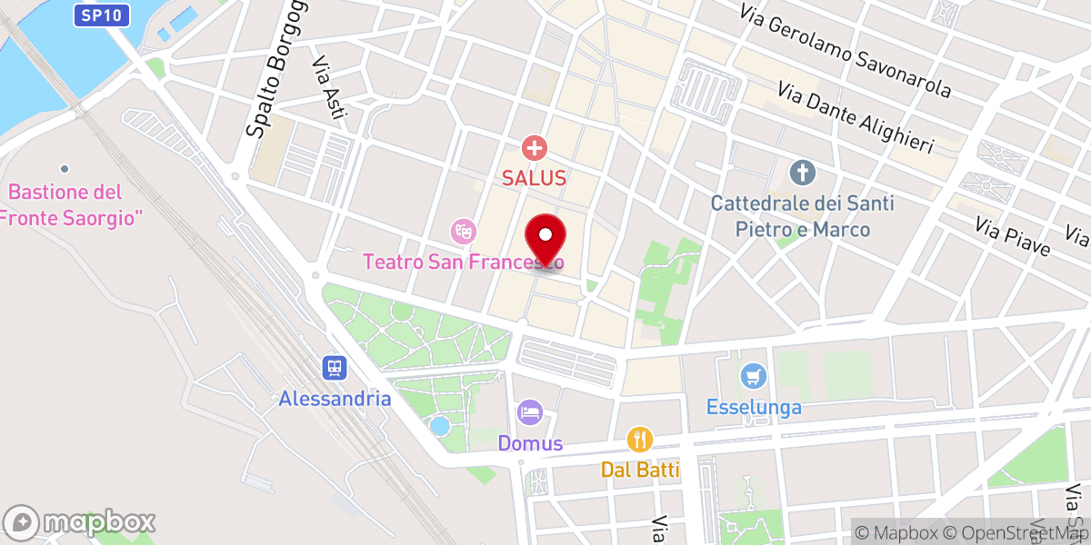 Map showing location of Chiesa di San Giovannino