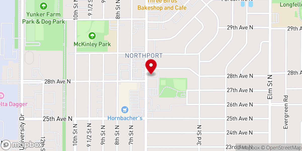 Map showing location of Journey Church