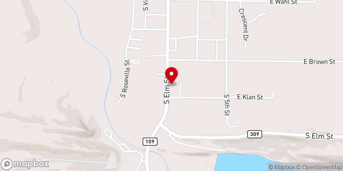 Map showing location of Faith Pentecostal Church-God