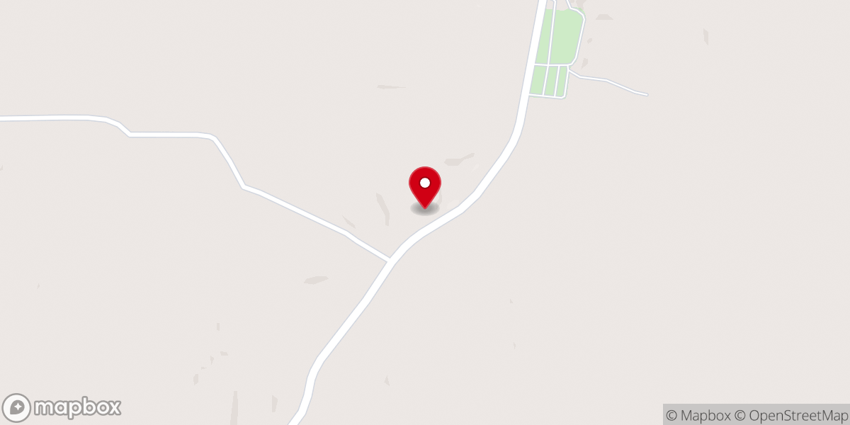 Map showing location of Carmack's Fish Barn