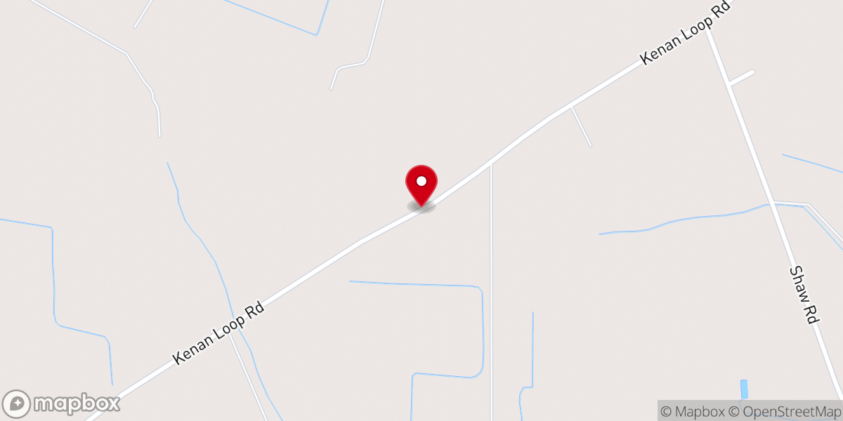 Map showing location of St John Missionary Baptist Church