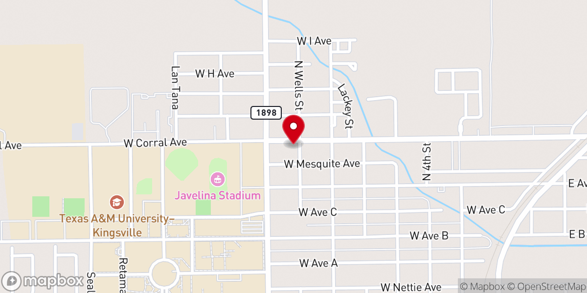 Map showing location of Abide Church/Chi Alpha Expansion