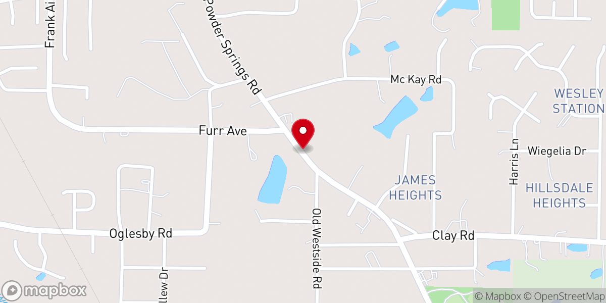Map showing location of Calvary Christian Ministries