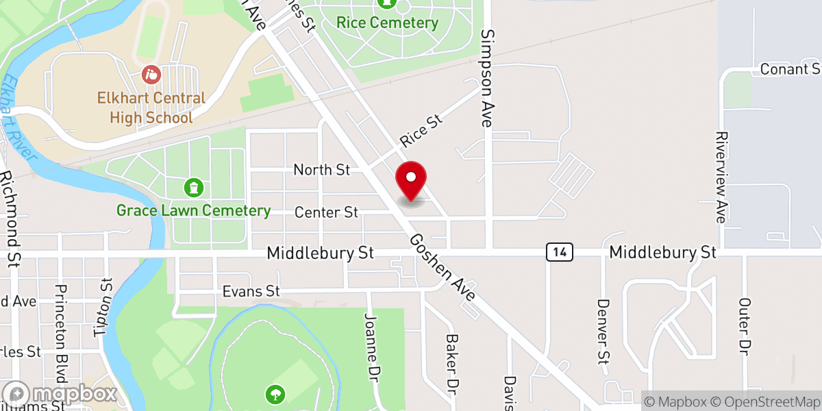 Map showing location of Greater Wayside Temple Church-God