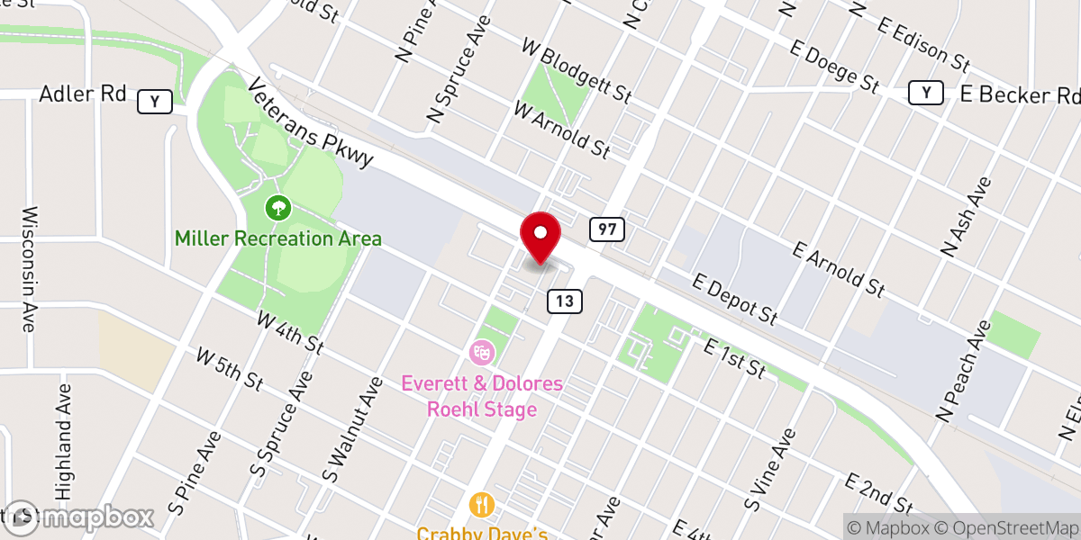 Map showing location of Hub Life Church