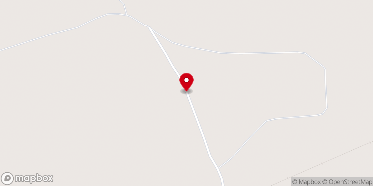 Map showing location of Piney Grove Church