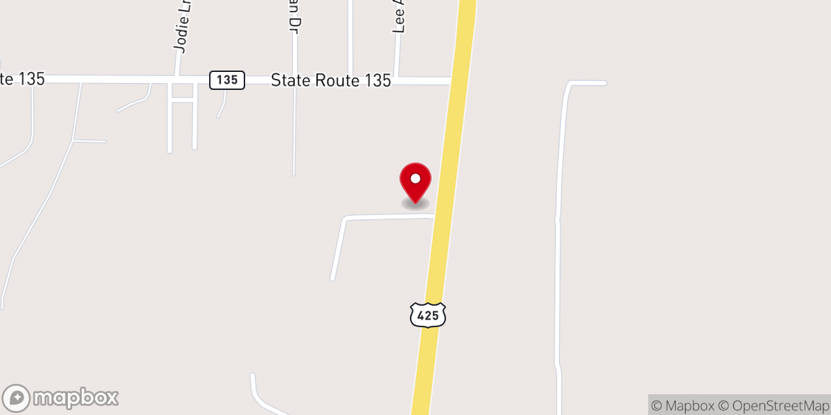 Map showing location of Church of God