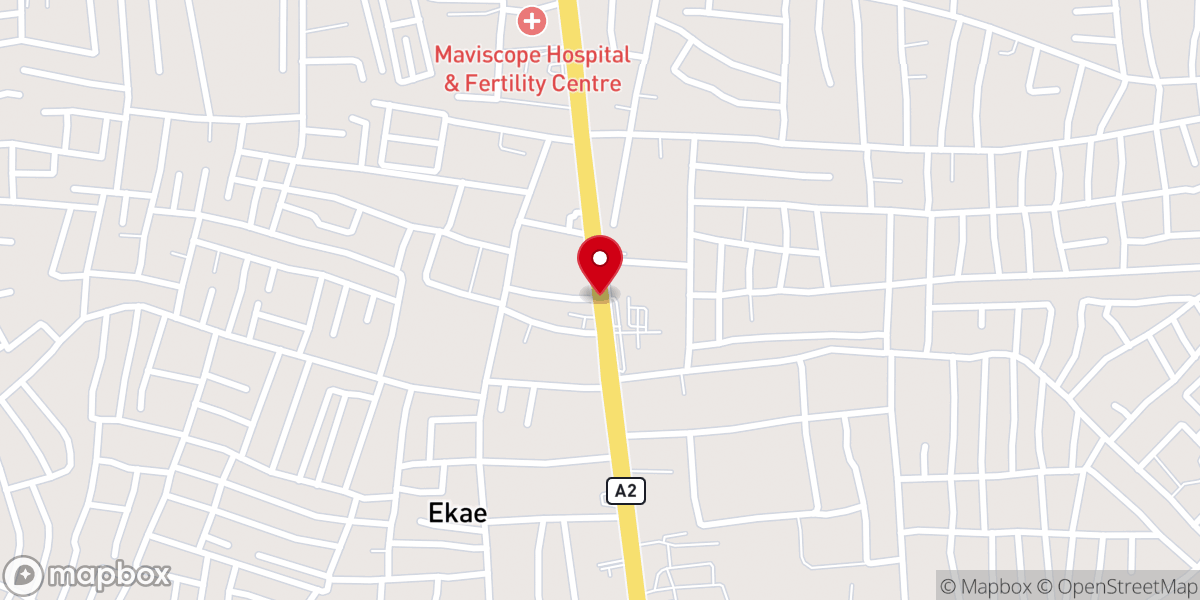Map showing location of LIVING FAITH CHURCH