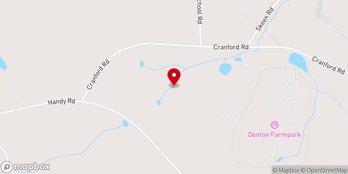 Map showing location of Olive Branch Ranch Ministries/501c3