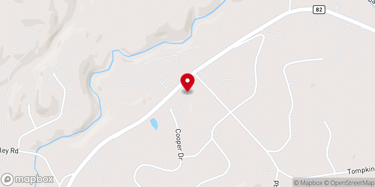 Map showing location of John 316 Christian Center
