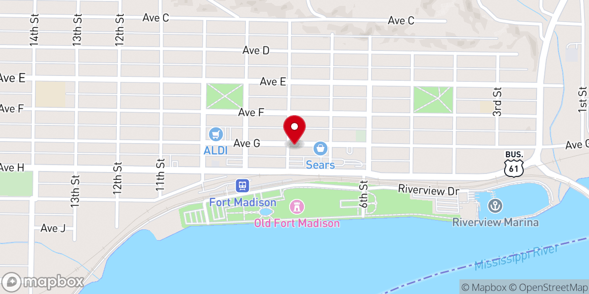 Map showing location of The Victoria Gallery Fine Art Exhibits and Instruction