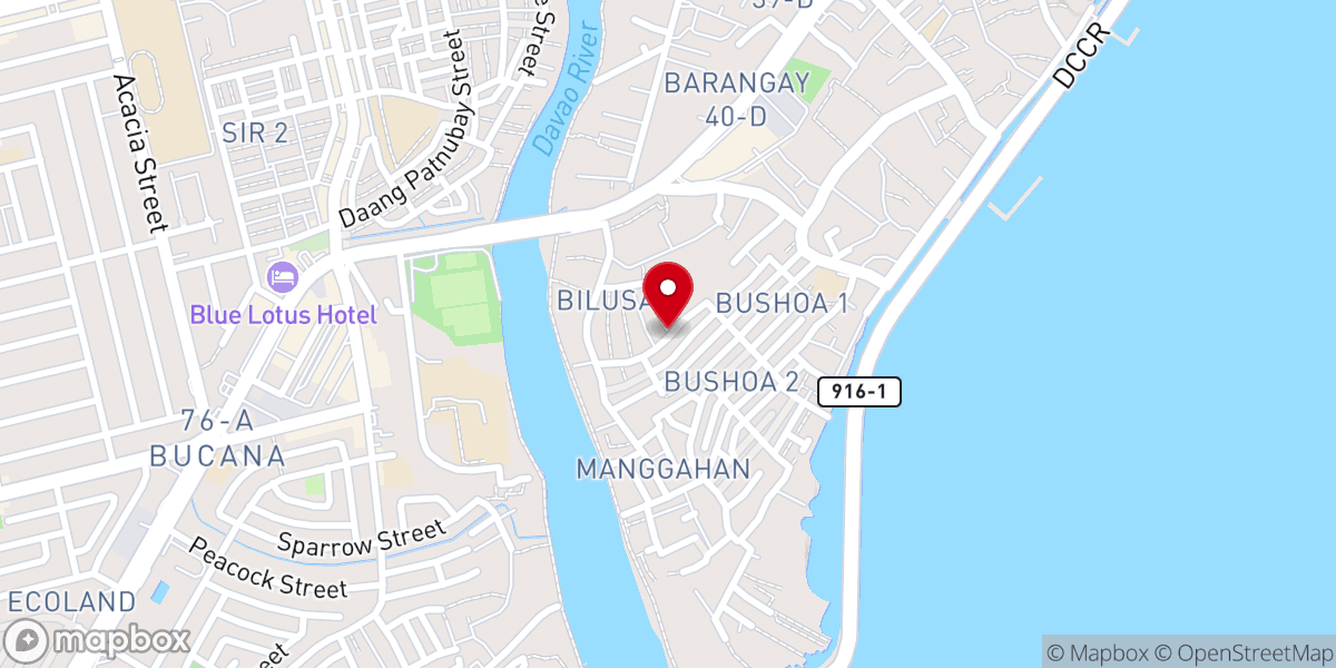 Map showing location of BRIDGE OF LIFE FOURSQUARE GOSPEL CHURCH