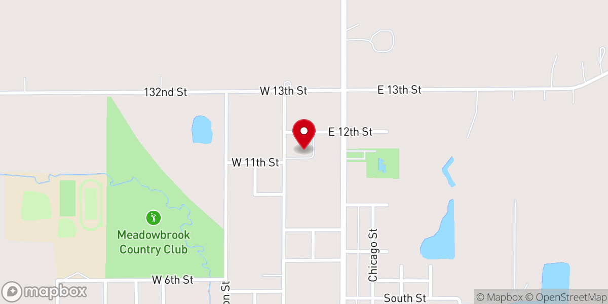 Map showing location of Faith Church Youth Group
