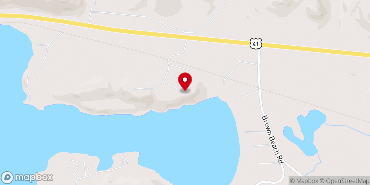 Map showing location of Camp Michigamme