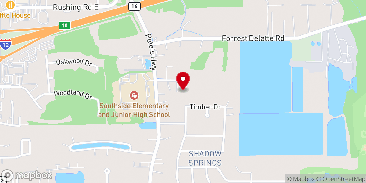 Map showing location of Forrest Grove Plantation