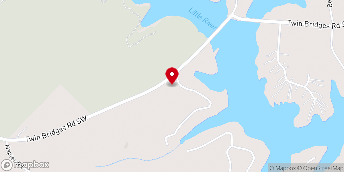Map showing location of Friendship Baptist Church At Lake Sinclair
