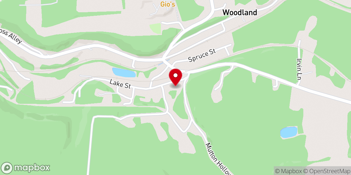 Map showing location of Lake Street United Methodist