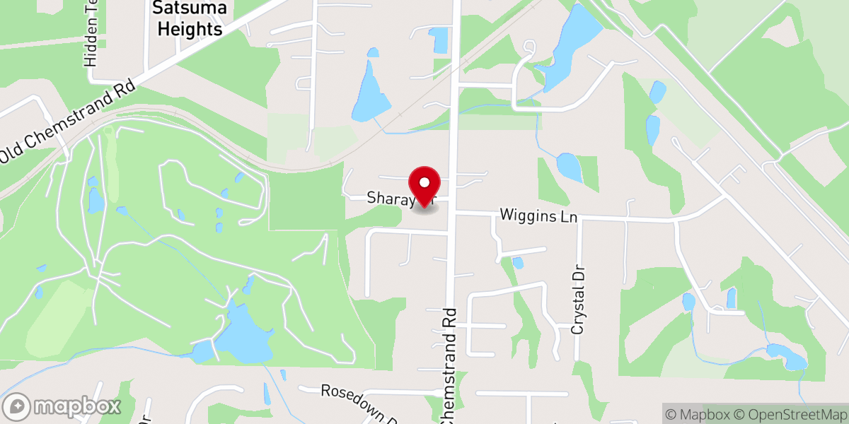 Map showing location of La Familia Baptist Church