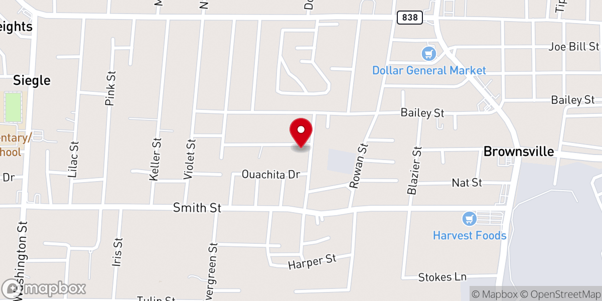 Map showing location of Mercy Multiplied