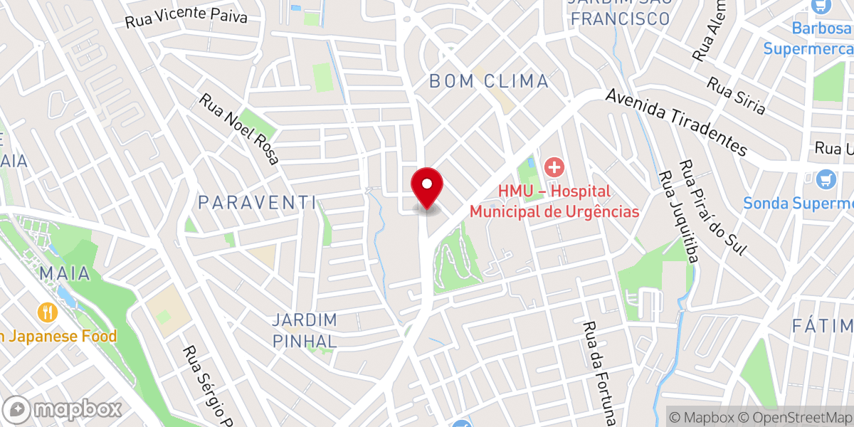 Map showing location of ADNIPO - Guarulhos