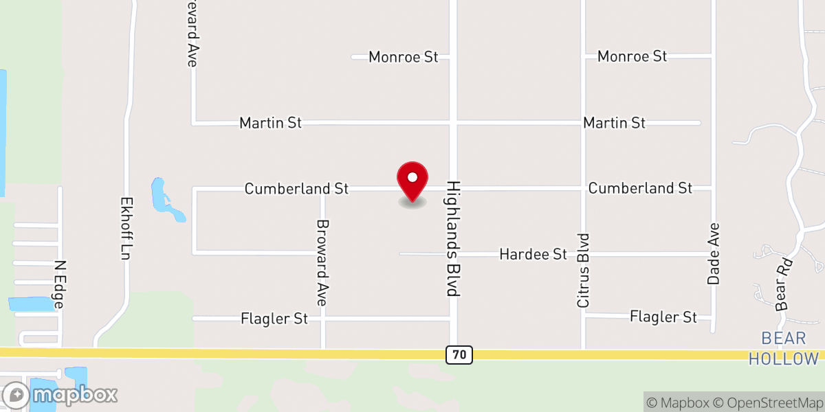 Map showing location of Our Lady Queen-Peace House