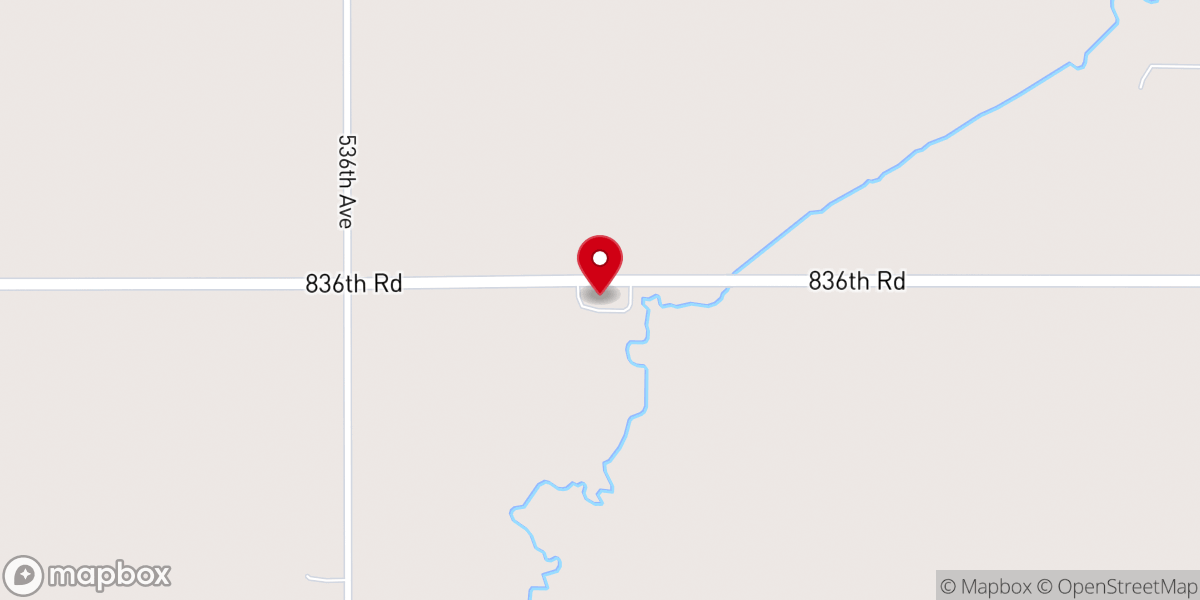 Map showing location of St Paul Lutheran Church