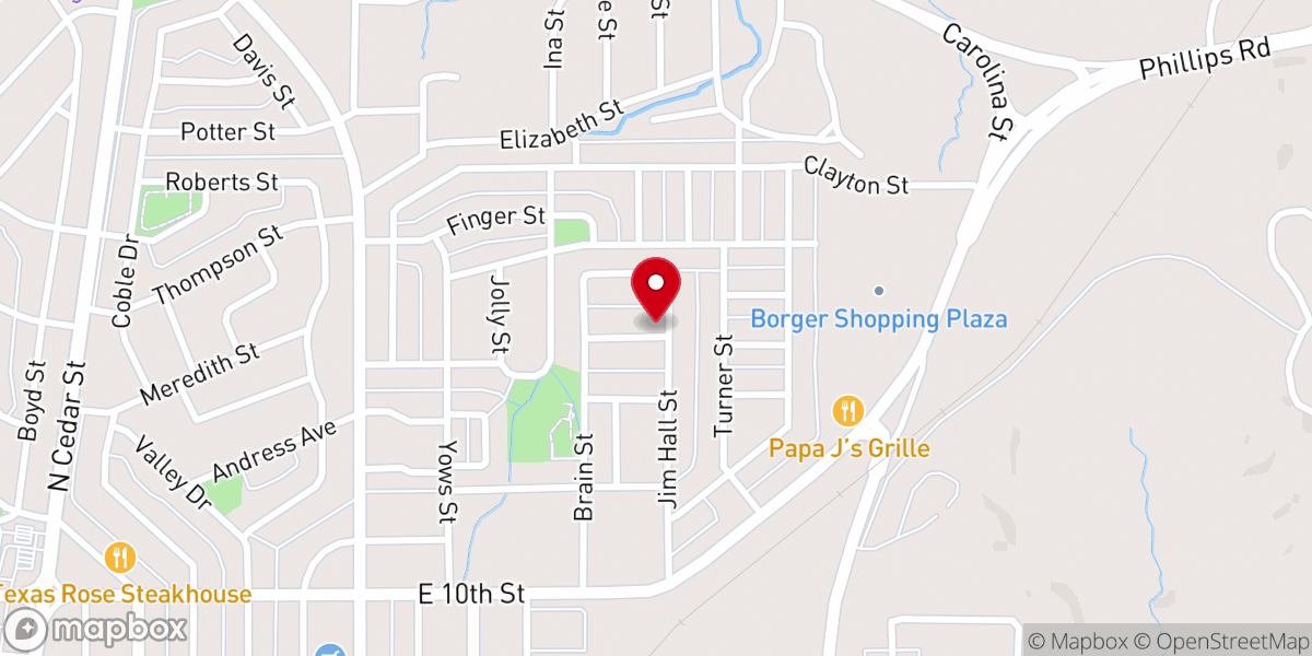 Map showing location of New Zion Baptist Church Study