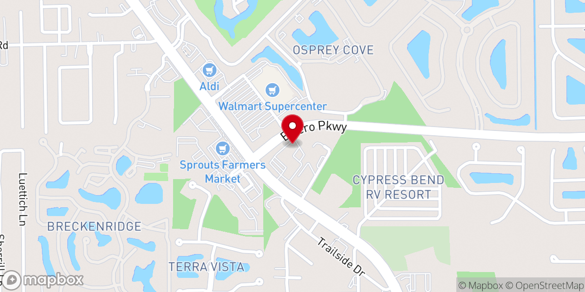 Map showing location of Thrive Community Church