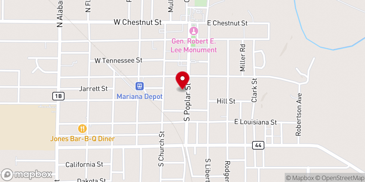 Map showing location of Word Explosion Outreach