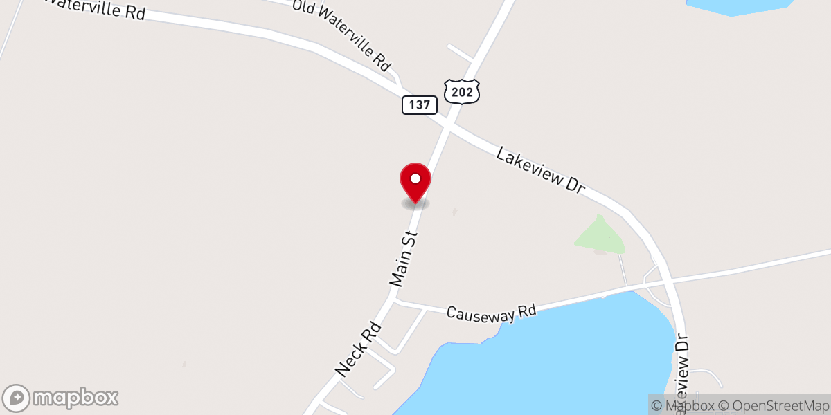 Map showing location of China Village