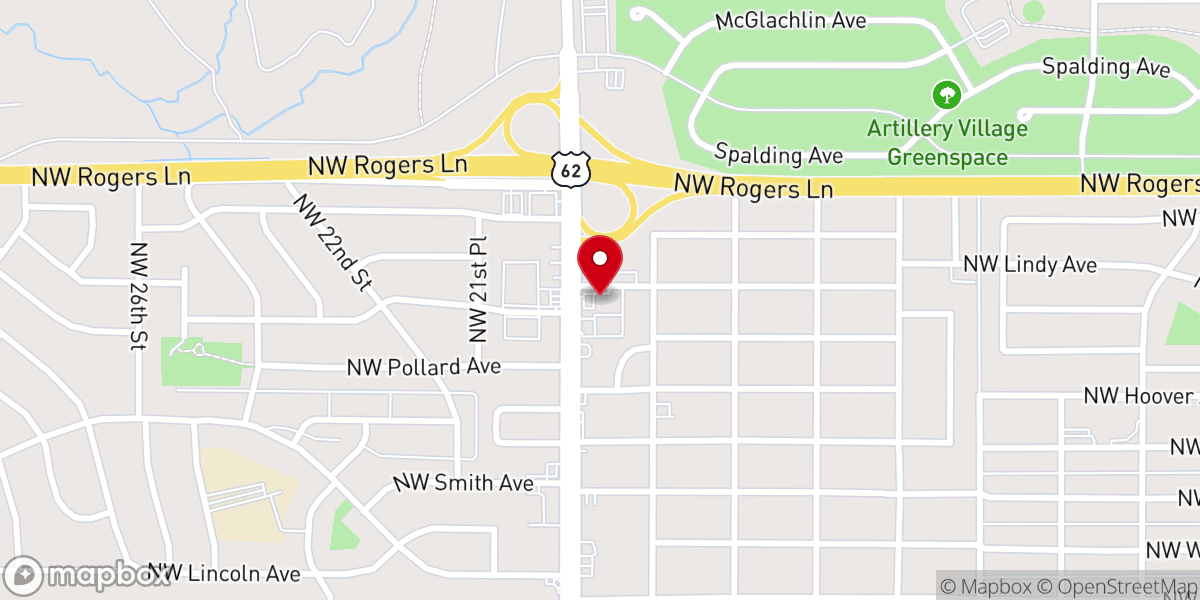 Map showing location of Another Chance Outreach Ministers