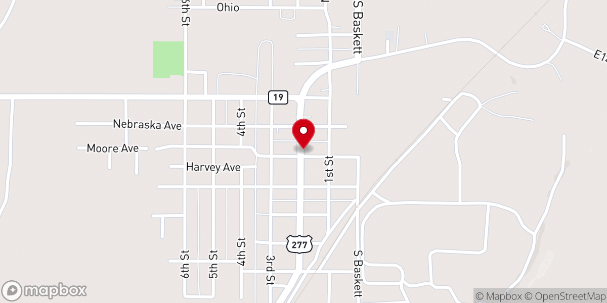 Map showing location of Calvary Temple Outreach Ministries