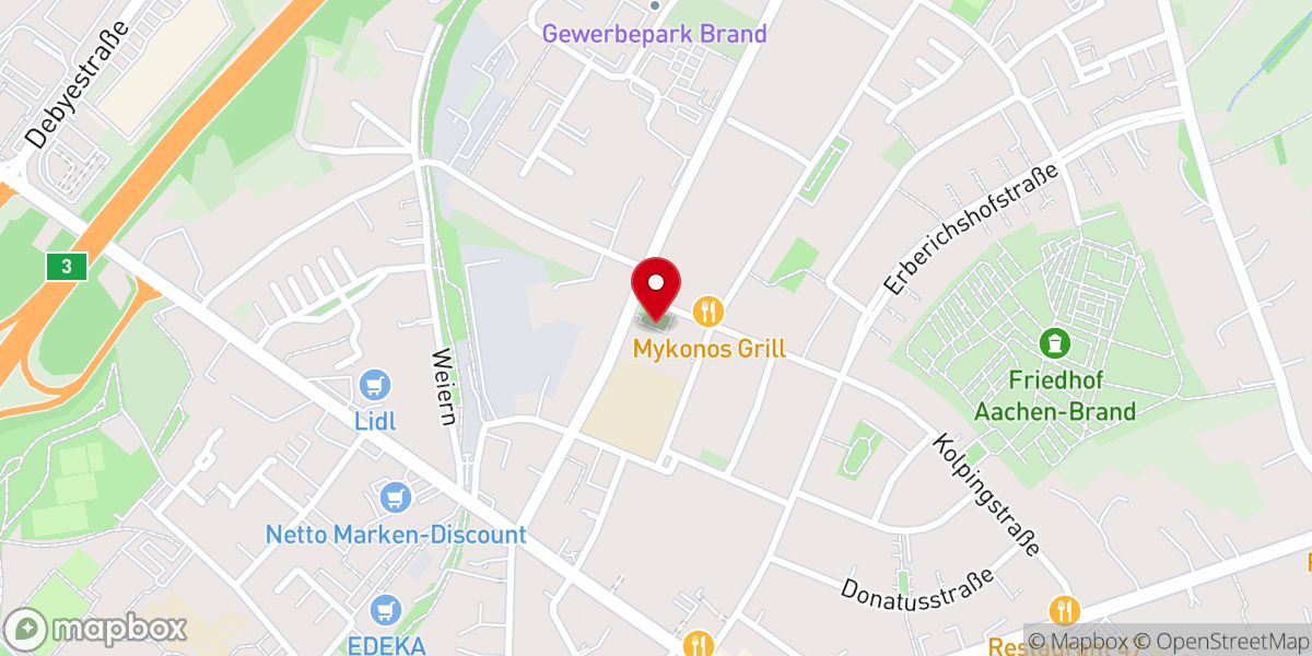 Map showing location of Columbarium St. Donatus, ehemalige Erlöserkirche