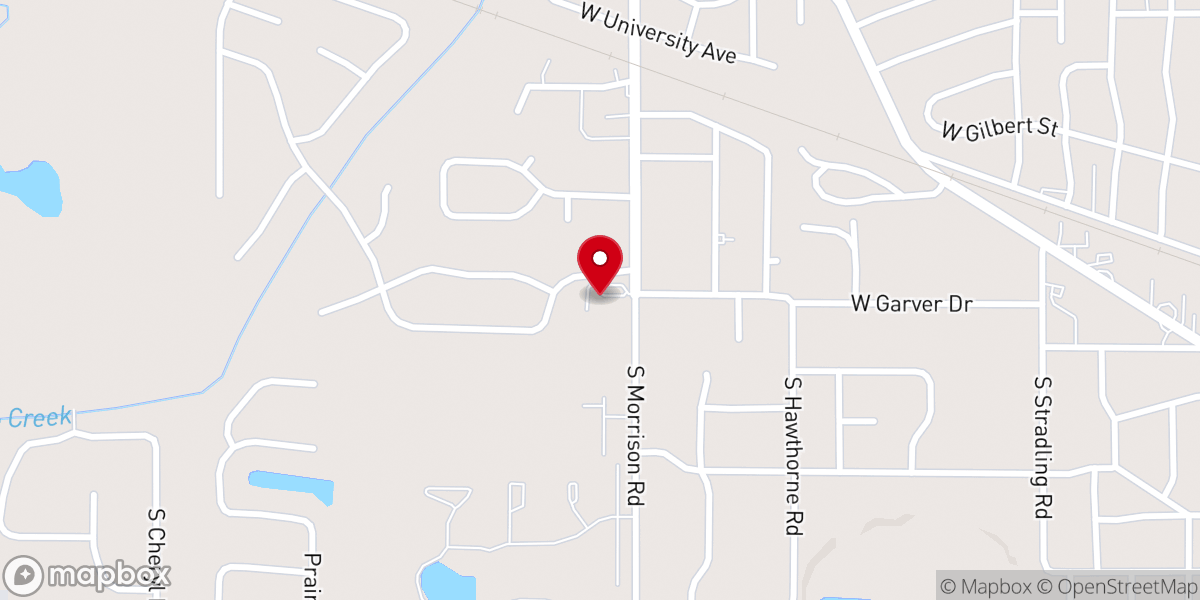 Map showing location of First Brethren Church