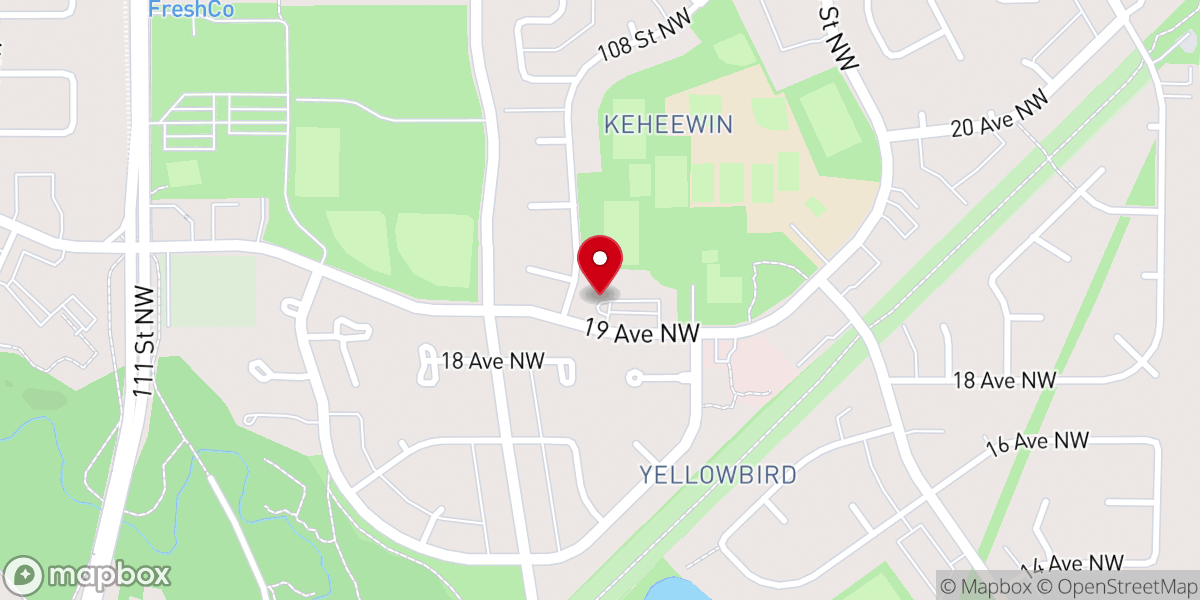 Map showing location of SSUC: Spiritual Seekers United in Community (Southminster-Steinhauer United Church)