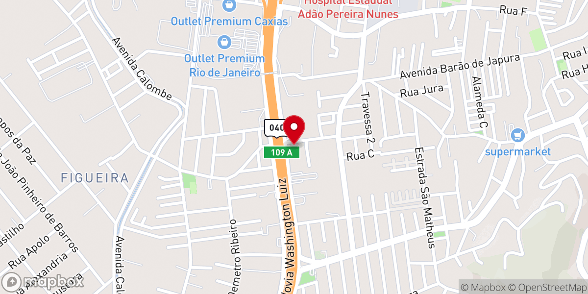 Map showing location of Primeira Igreja Batista em Figueira