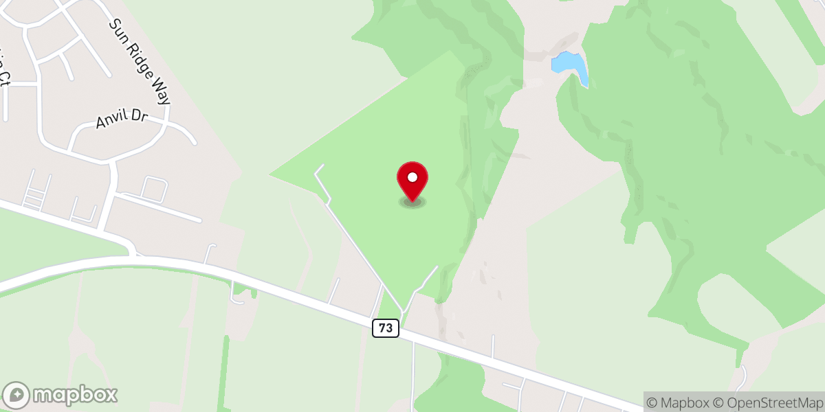 Map showing location of Waynesville Fall Fest