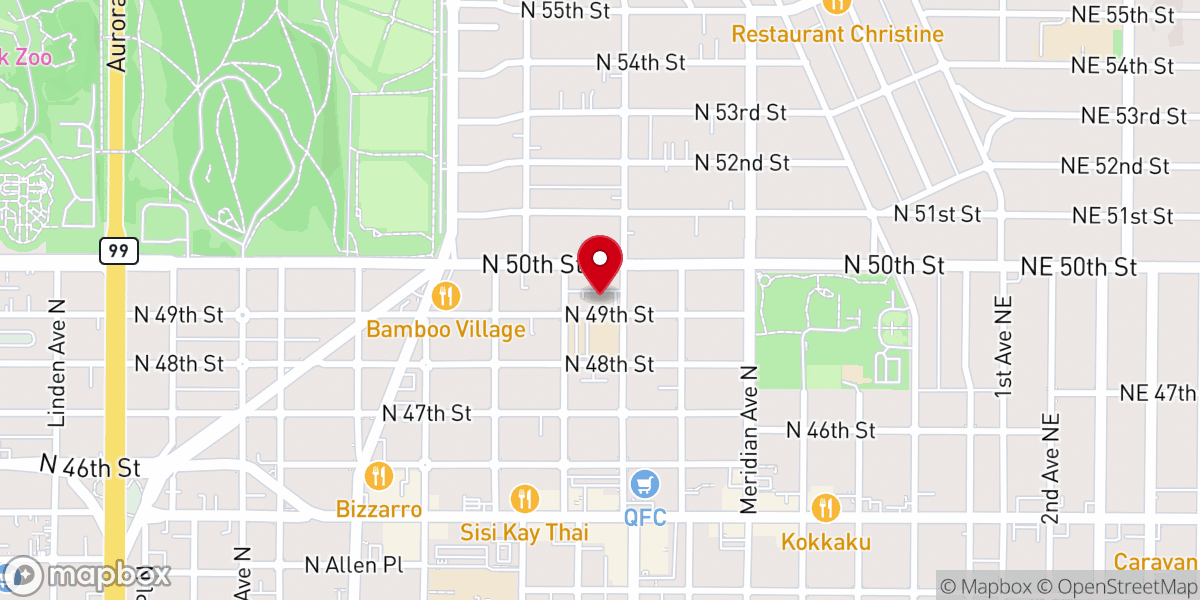 Map showing location of St. Benedict Catholic Church