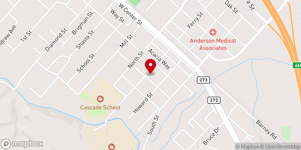 Map showing location of United Methodist Church