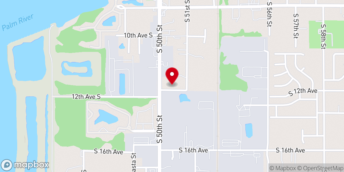 Map showing location of New Life Assembly