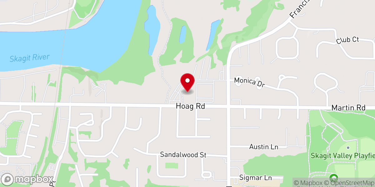 Map showing location of Skagit Valley Family YMCA