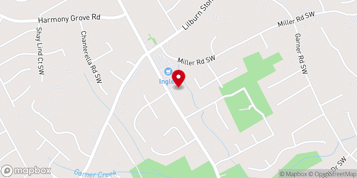 Map showing location of Word of Faith Church