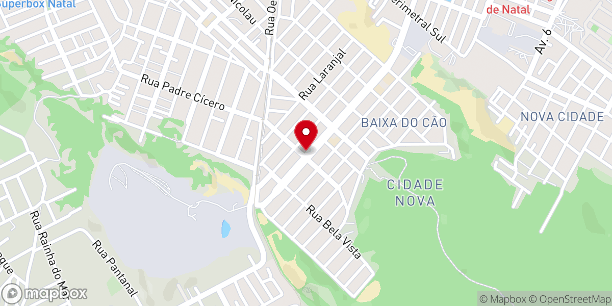 Map showing location of Deus É Amor