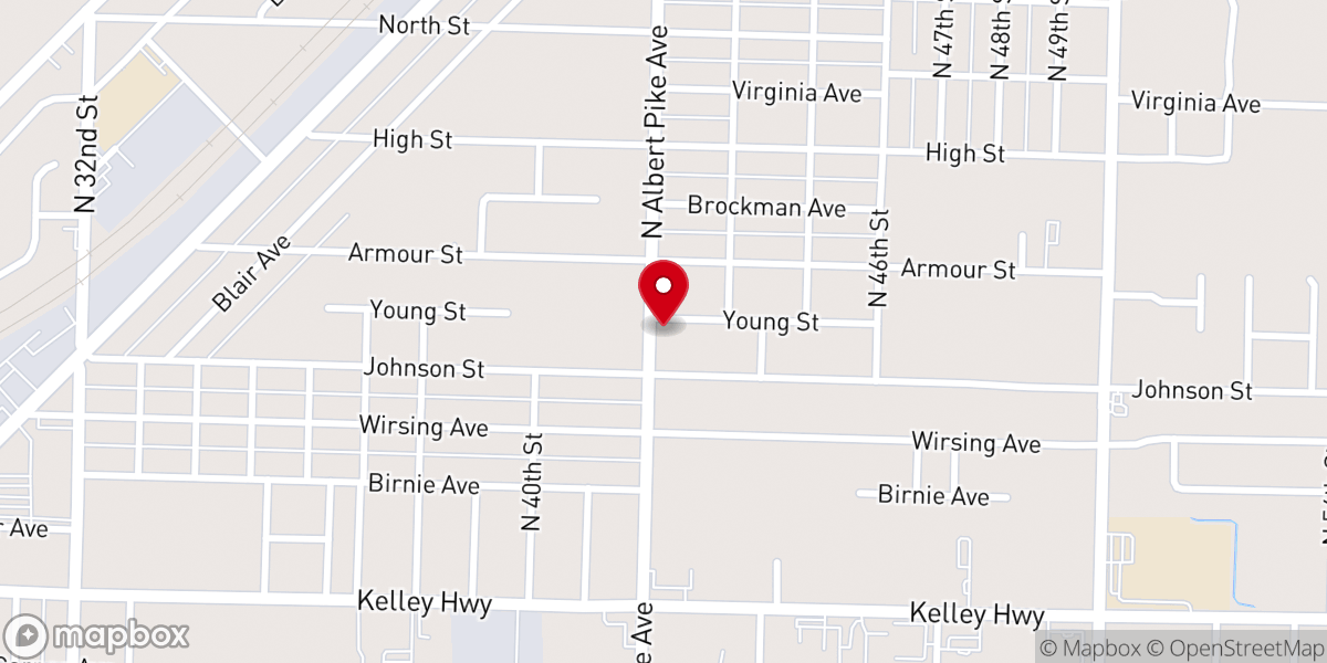 Map showing location of United Fellowship Ministries