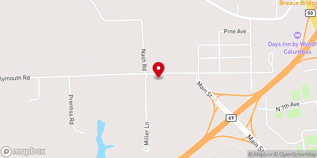 Map showing location of Redeemer Church