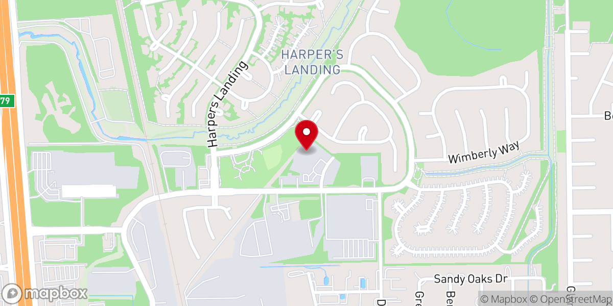 Map showing location of Montgomery County Food Bank