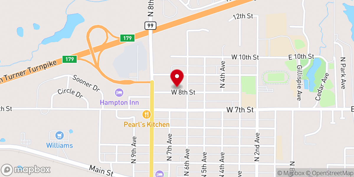 Map showing location of Higher Praise Outreach Church