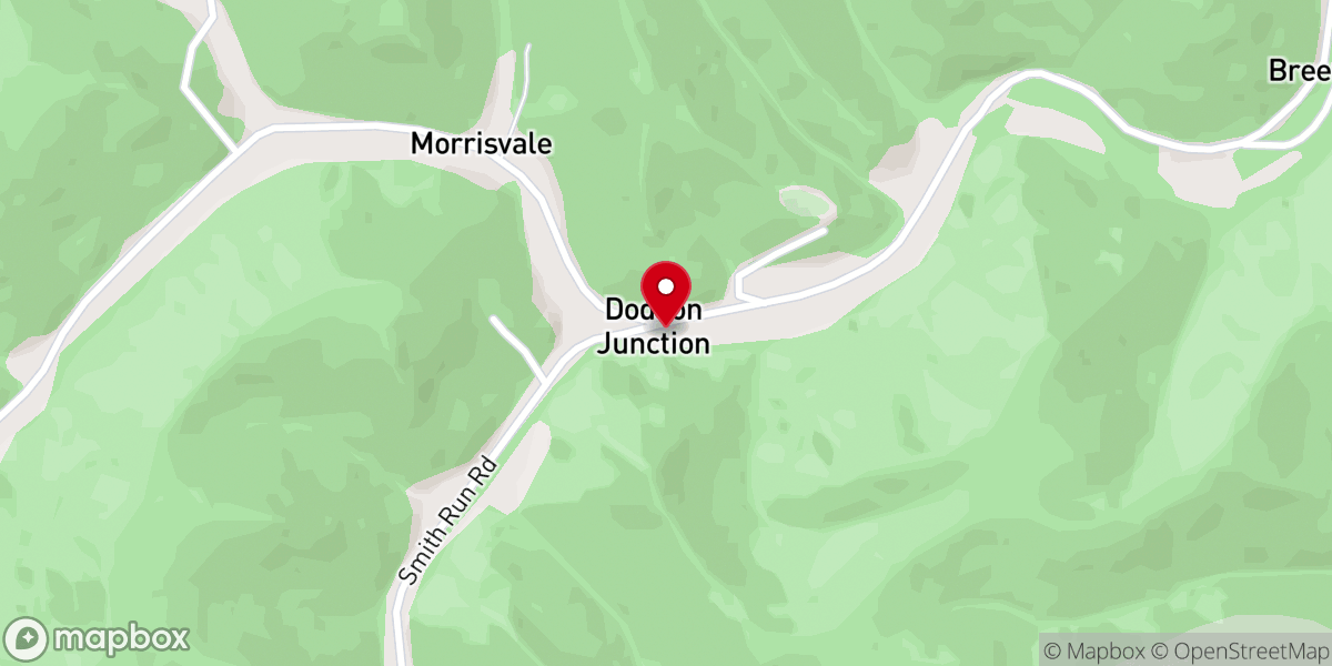 Map showing location of Maple Hill Missionary Baptist Church